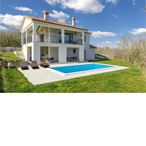 Amazing home in Krsan with 4 Bedrooms