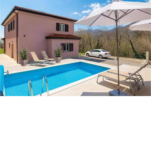 Amazing home in Veprinac with Outdoor swimming pool, WiFi and 4 Bedrooms