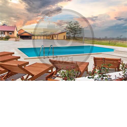 Amazing home in Vrhovina with Outdoor swimming pool and 2 Bedrooms