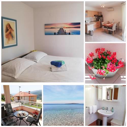 Lovely apartment Branko Rabac with balcony and parking