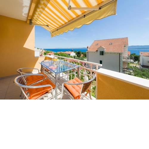 Apartment in Bol with sea view, terrace, air conditioning, Wi-Fi (155-2)