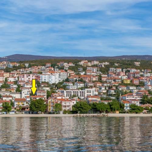 Apartment in Crikvenica with sea view, terrace, air conditioning, Wi-Fi (4631-1)