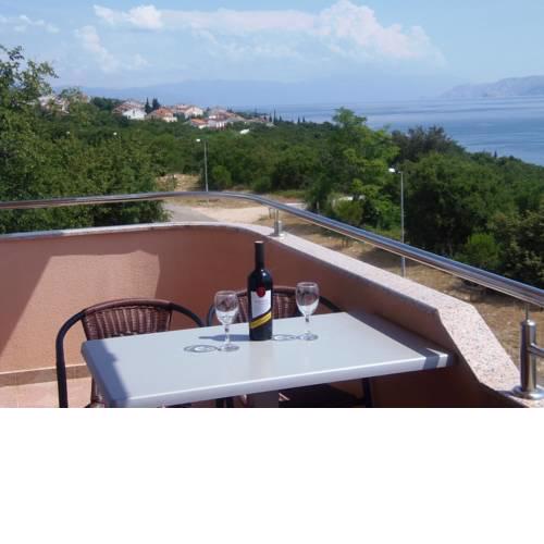 Apartment in Dramalj with sea view, balcony, air conditioning, Wi-Fi (4623-4)