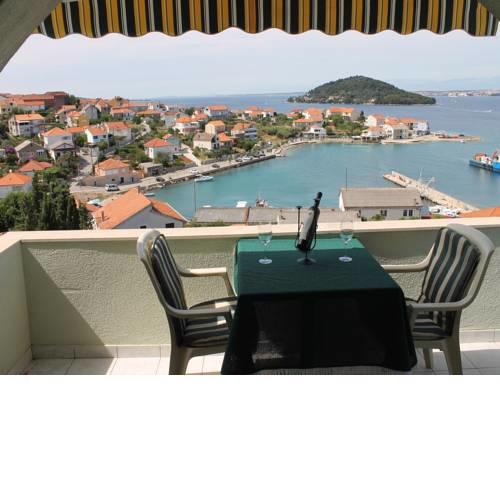 Apartment in Kali with sea view, balcony, air conditioning, Wi-Fi (4566-2)