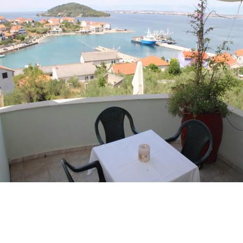 Apartment in Kali with Sea View, Balcony, Air Conditioning, Wi-Fi (4566-6)