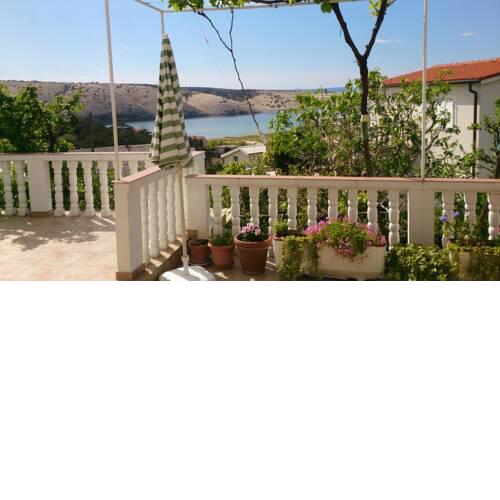 Apartment in Lopar with sea view, balcony, air conditioning, WiFi (4911-2)