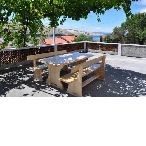 Apartment in Lopar with sea view, terrace, air conditioning, Wi-Fi (3614-2)