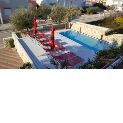 Apartment in Novalja with sea view, balcony, air conditioning, WiFi (4919-4)