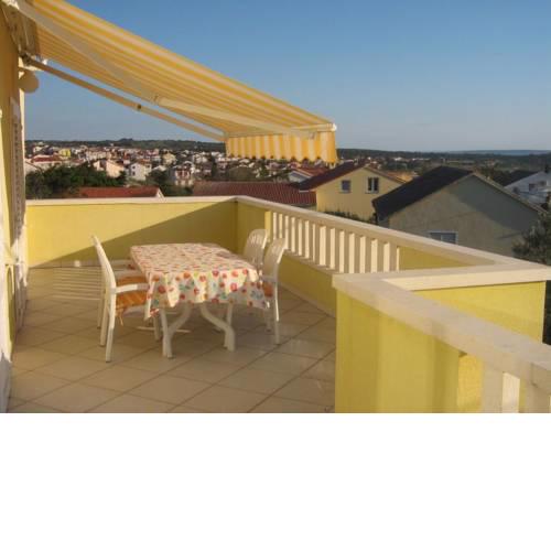 Apartment in Novalja with sea view, terrace, air conditioning, Wi-Fi (3650-1)