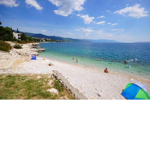 Apartment in Novi Vinodolski with sea view, balcony, air conditioning, Wi-Fi (3667-1)