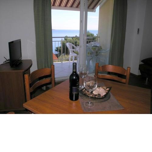 Apartment in Okrug Gornji with sea view, terrace, air conditioning, WiFi 5069-4