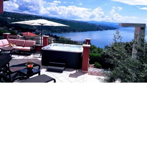 Apartment in Opatija with sea view, terrace, air conditioning, Wi-Fi (4812-1)