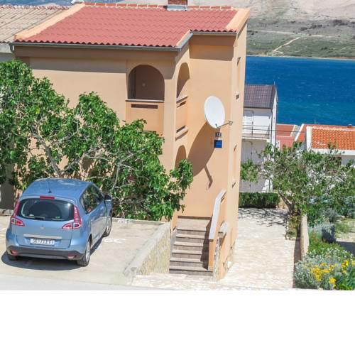 Apartment in Pag with sea view, terrace, air conditioning, WiFi (4891-1)
