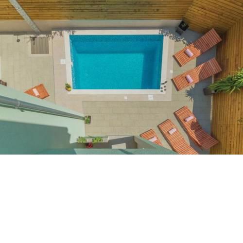 Apartment in Pakoštane with sea view, terrace, air conditioning, Wi-Fi (3548-2)