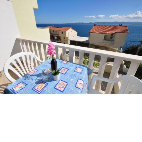 Apartment in Pisak with sea view, balcony, air conditioning, WiFi 3460-1