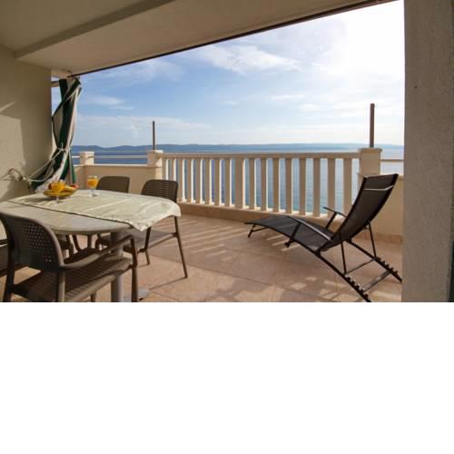 Apartment in Pisak with sea view, terrace, air conditioning, Wi-Fi (153-29)