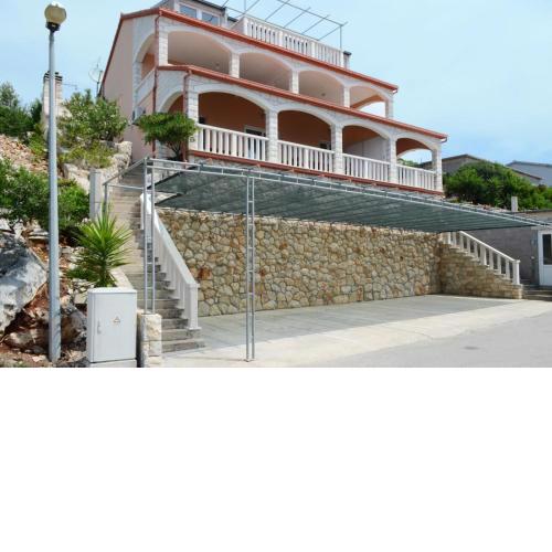 Apartment in Prizba with sea view, balcony, air conditioning, WiFi 5080-1