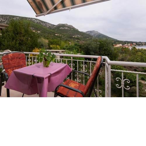 Apartment in Viganj with sea view, balcony, air conditioning, Wi-Fi (3870-3)