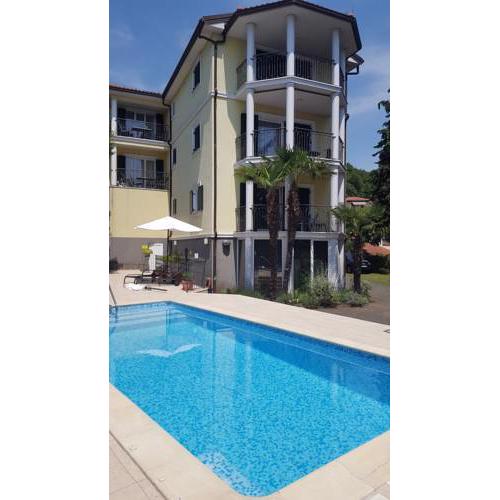 Apartment Villa Maria 9 Opatija with swimming pool
