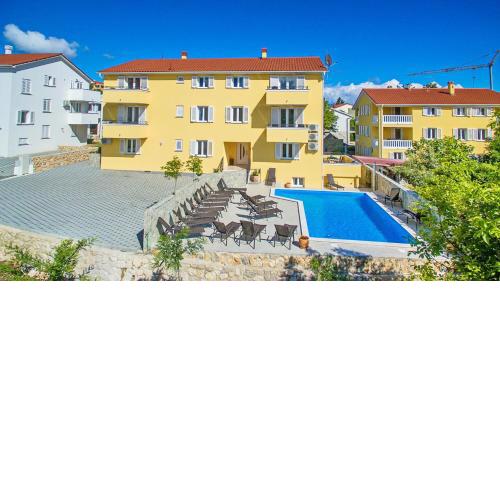 Apartments with a swimming pool Baska, Krk - 18785