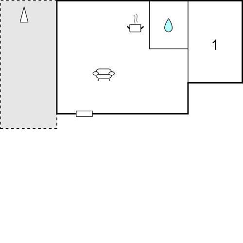Awesome apartment in Njivice with WiFi and 1 Bedrooms