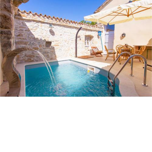 Awesome home in Krbune with Outdoor swimming pool, WiFi and 2 Bedrooms