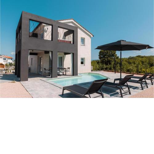Awesome home in Sveti Ivan Dobrinjski with 2 Bedrooms