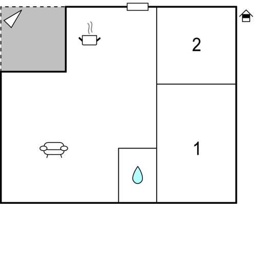 Awesome home in Ugljan w/ WiFi and 2 Bedrooms