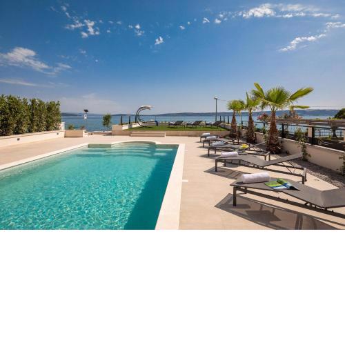 Beachfront Villa Anemona with Pool