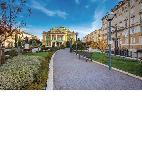 Beautiful apartment in Rijeka with Outdoor swimming pool, Jacuzzi and 2 Bedrooms