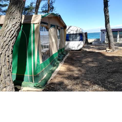 Caravan near the sea