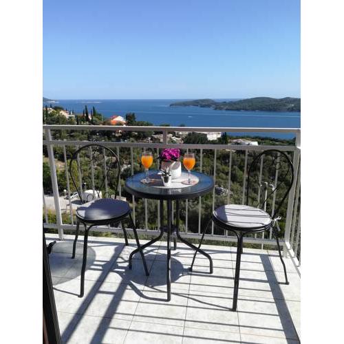 Cozy Apartmant with a sea view in Orašac