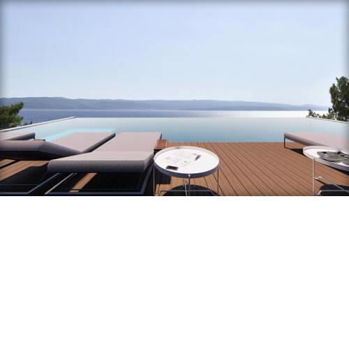 ctbr316 - Brend new villa in Brela, Makarska with open sea view and private pool/ 20 person