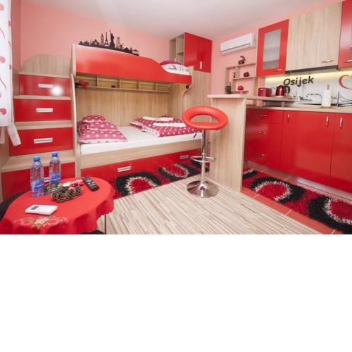Design Apartments Red Blue