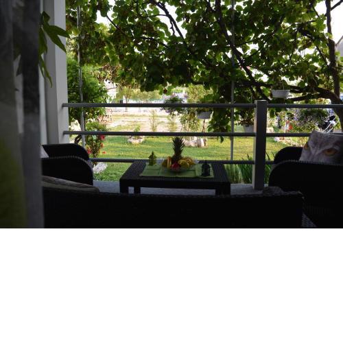 Green-beautiful modern apt with balcony & garden
