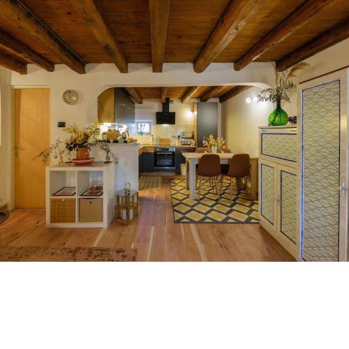 Historic Apartment in Premantura with Fireplace and Garden