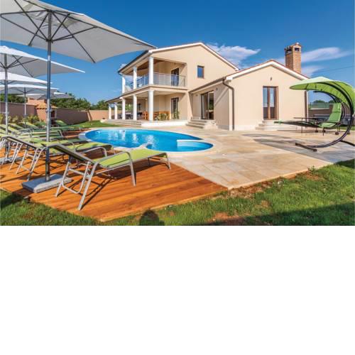 Holiday Home Bibici with Fireplace 04