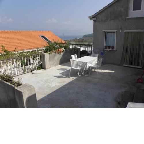 Holiday house in Lumbarda with sea view, terrace, air conditioning, washing machine (874-3)