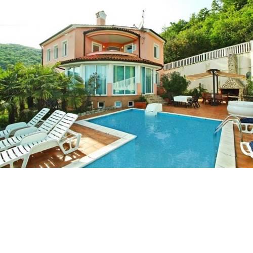 Holiday house in Opatija with sea view, terrace, air conditioning, Wi-Fi (4609-1)