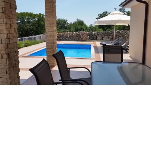 Holiday house with a swimming pool Vrh, Krk - 17073