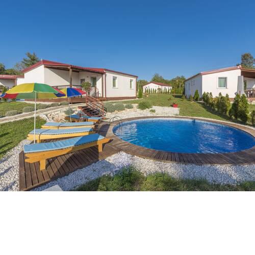 Holiday House with private pool for 6- 8 people in Holiday Park Jelovci