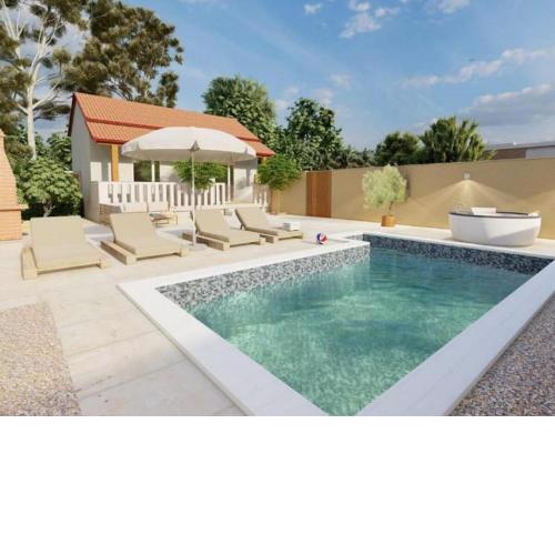 House Stella with Pool & Jacuzzi