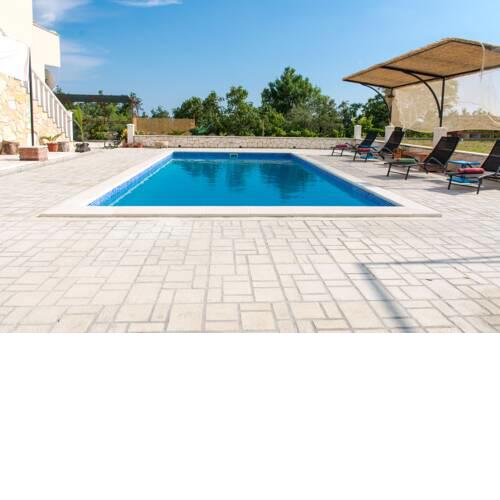 Isolated Villa Stari Hill swimming pool, garden, sea & mountain view