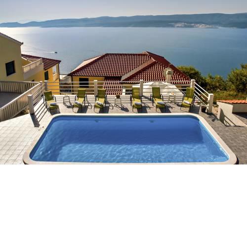 Lokva Rogoznica Villa Sleeps 12 with Pool Air Con and WiFi