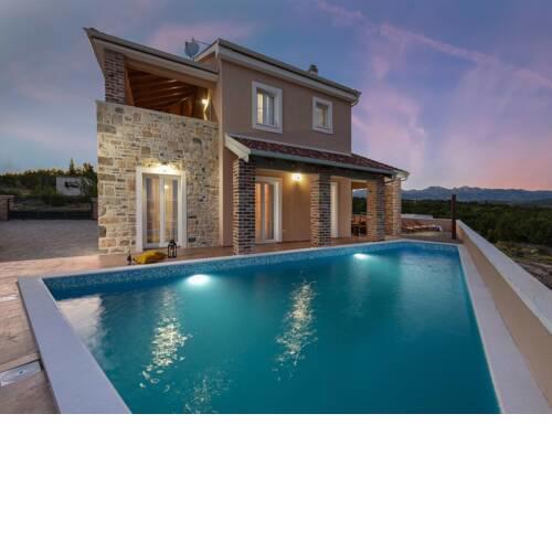 Luxury 4 Villa Imperia With Pool, Zadar County