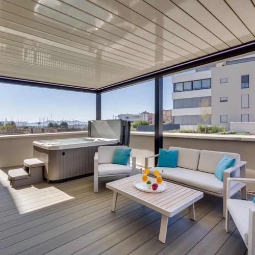 Luxury Apartment Olea with jacuzzi & pool