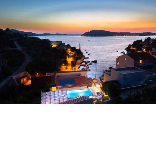 Luxury villa by the sea with heated pool