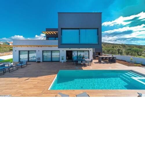 Luxury villa Indigo with swimming pool, sauna and jacuzzi in Kanica - Rogoznica