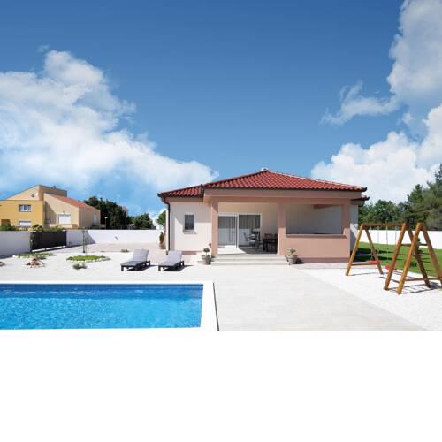 Modern Holiday Home in Zaton with Private Swimming Pool