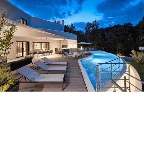 Nice home in Krsan with Outdoor swimming pool, Heated swimming pool and 7 Bedrooms